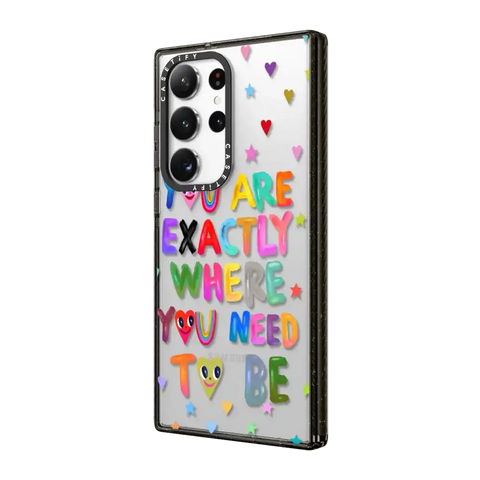 You are exactly where you need to be