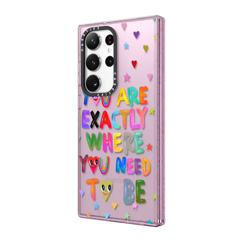 You are exactly where you need to be