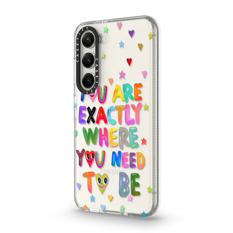You are exactly where you need to be