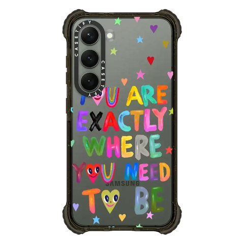You are exactly where you need to be
