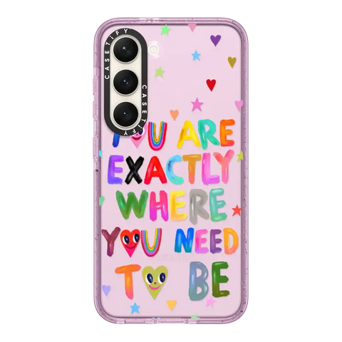 You are exactly where you need to be