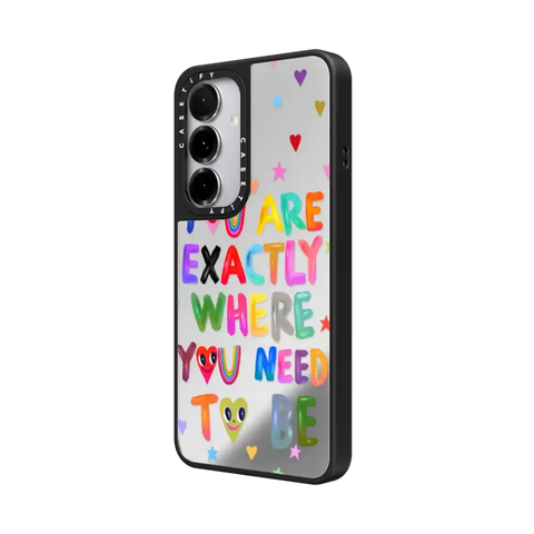 You are exactly where you need to be