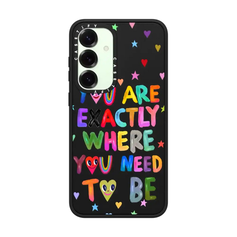 You are exactly where you need to be