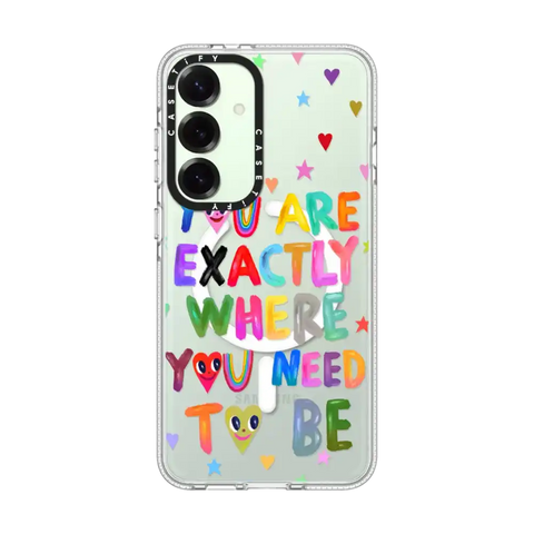 You are exactly where you need to be