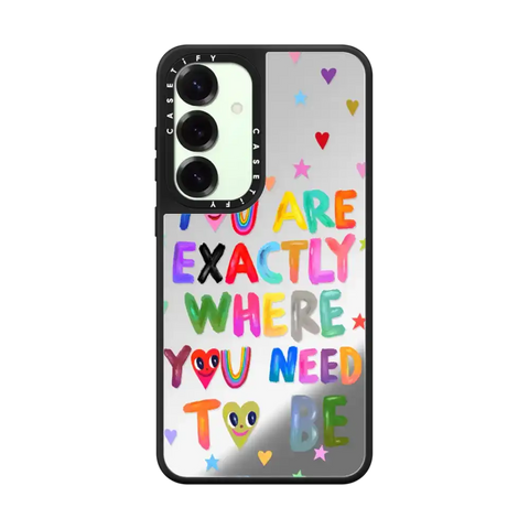 You are exactly where you need to be