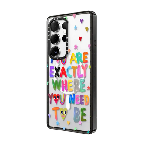 You are exactly where you need to be