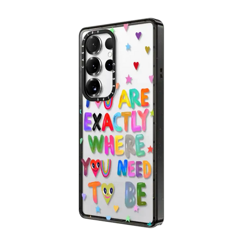 You are exactly where you need to be