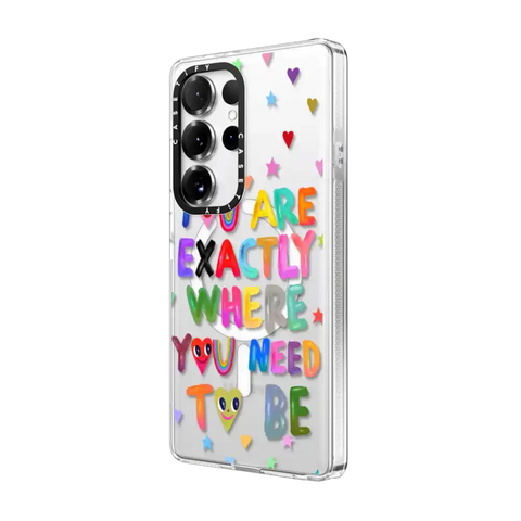You are exactly where you need to be