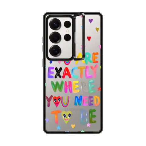 You are exactly where you need to be