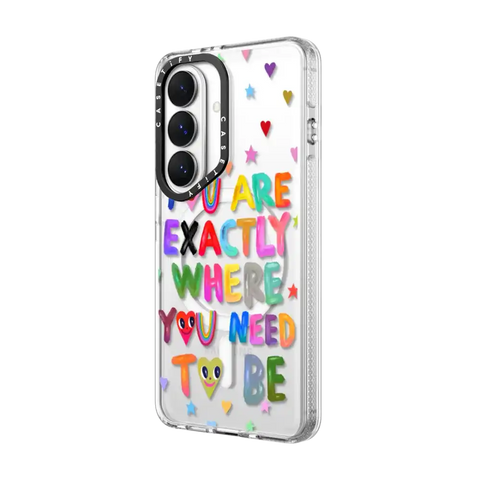 You are exactly where you need to be