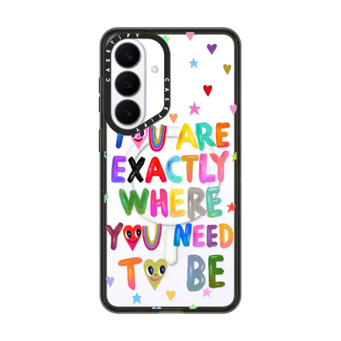 You are exactly where you need to be