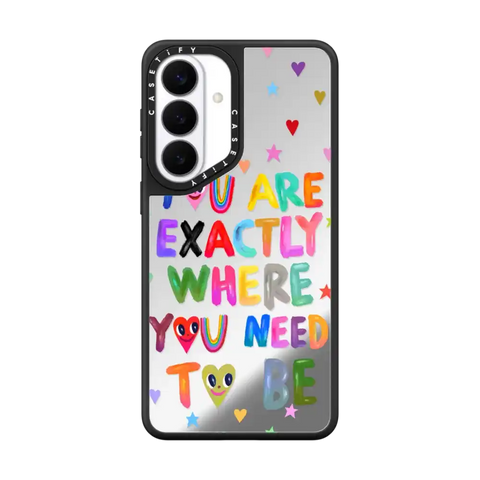 You are exactly where you need to be