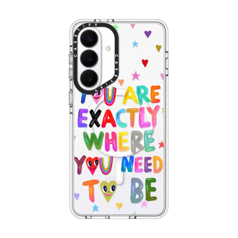 You are exactly where you need to be