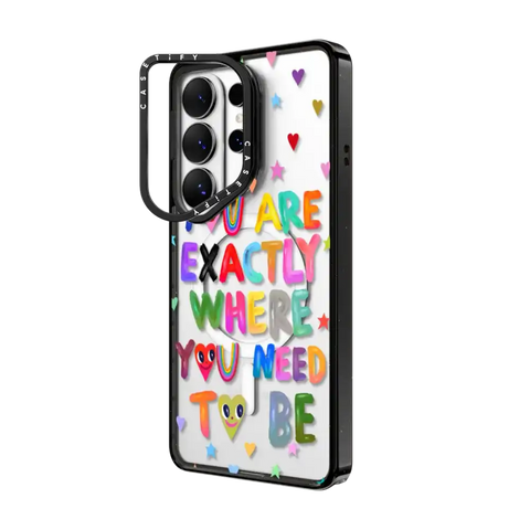 You are exactly where you need to be