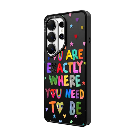 You are exactly where you need to be