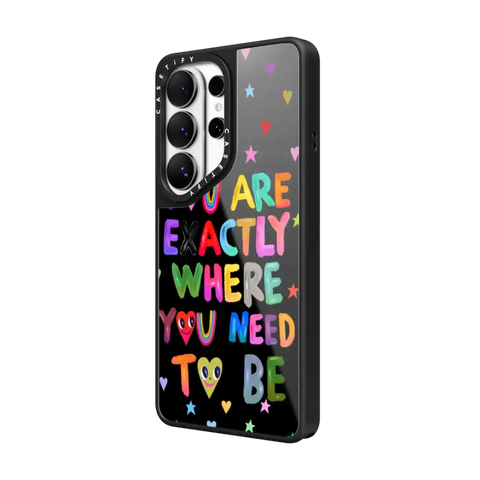 You are exactly where you need to be