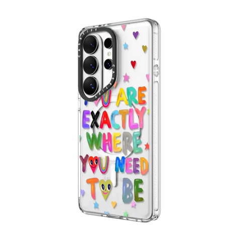 You are exactly where you need to be