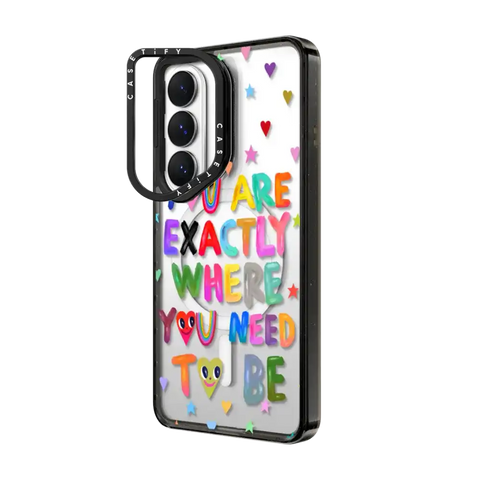 You are exactly where you need to be