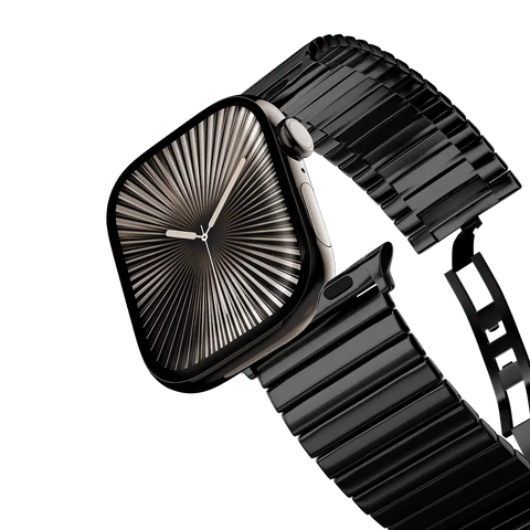 Stainless Steel Monolink Band - Black