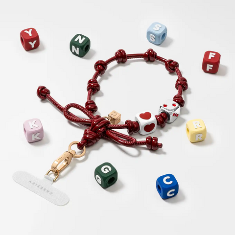 Bow Charm Wristlet