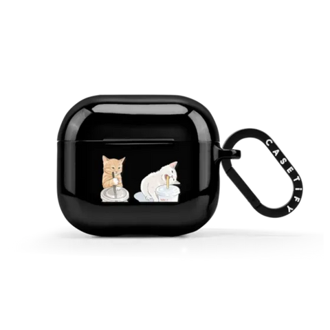 coffee cat and cola cat AirPods Case