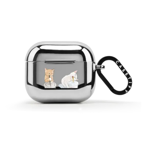 coffee cat and cola cat AirPods Case