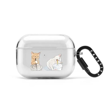 coffee cat and cola cat AirPods Case