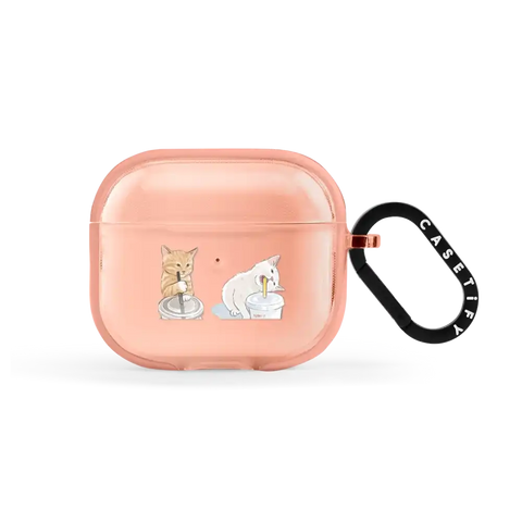 coffee cat and cola cat AirPods Case