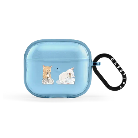 coffee cat and cola cat AirPods Case