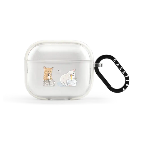 coffee cat and cola cat AirPods Case