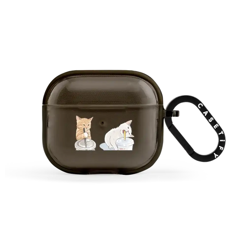 coffee cat and cola cat AirPods Case