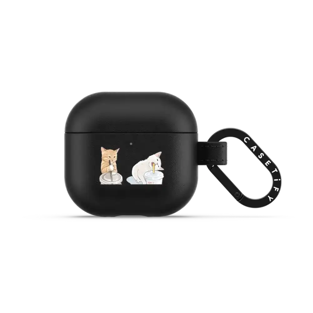 coffee cat and cola cat AirPods Case
