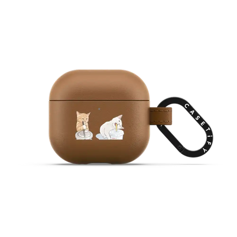 coffee cat and cola cat AirPods Case