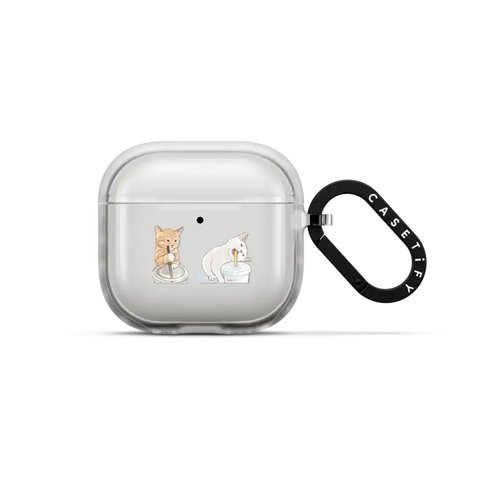 coffee cat and cola cat AirPods Case