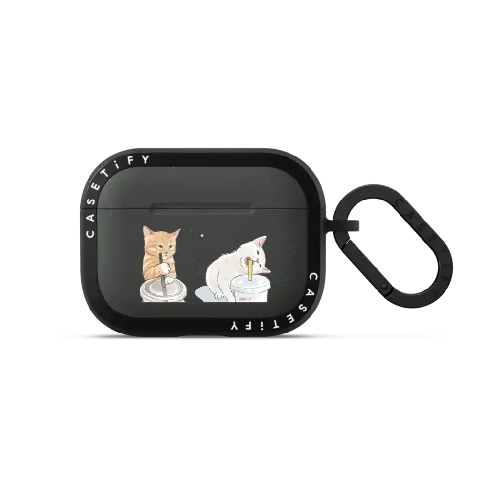 coffee cat and cola cat AirPods Case