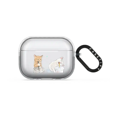 coffee cat and cola cat AirPods Case