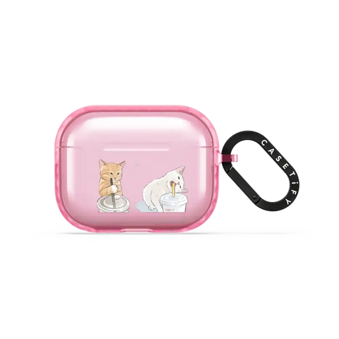 coffee cat and cola cat AirPods Case
