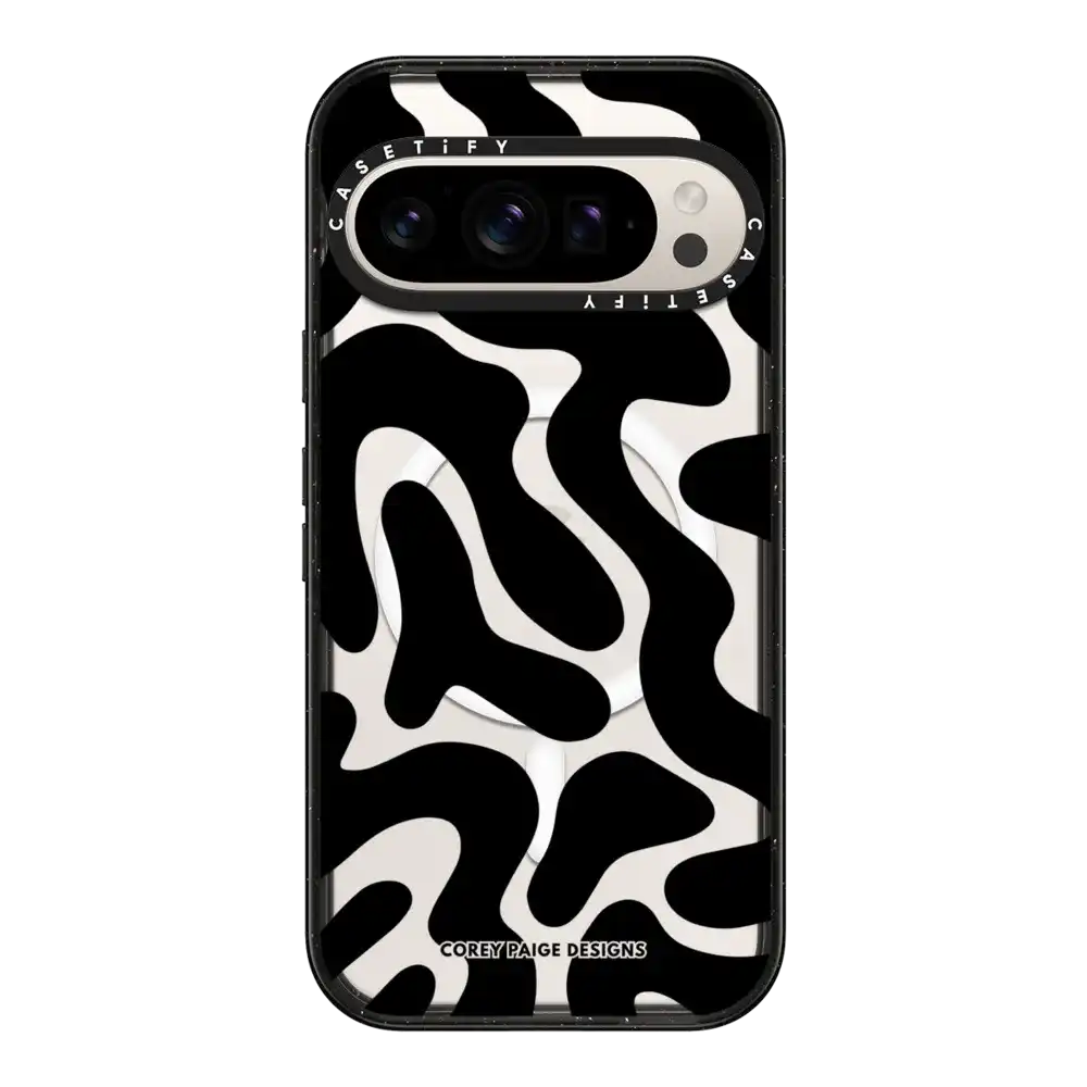 Black Abstract Shapes by Corey Paige Designs
