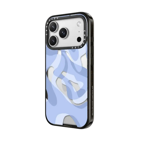 retro swirls in blue