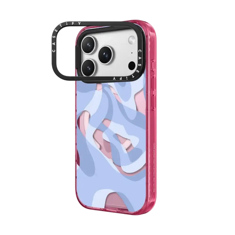 retro swirls in blue