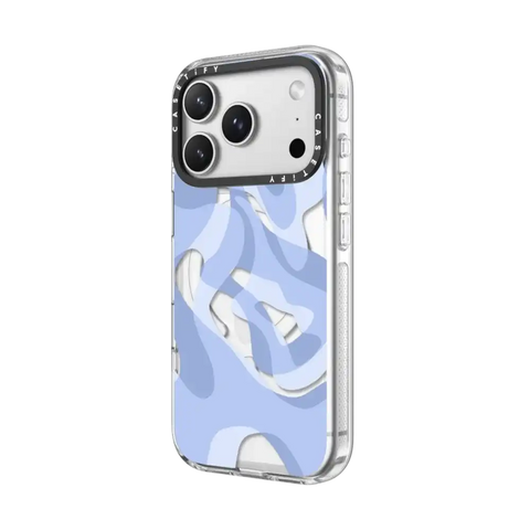 retro swirls in blue