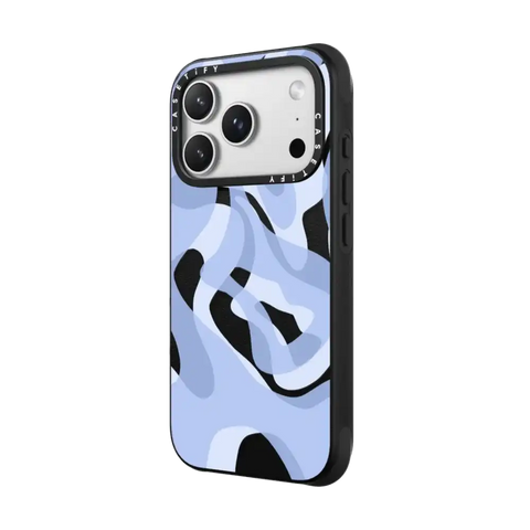retro swirls in blue