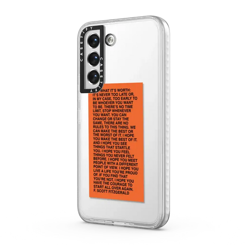 For What It's Worth Phone Case by Quotes by Christie