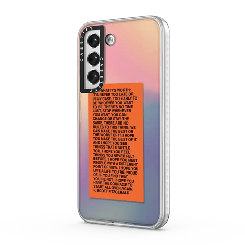 For What It's Worth Phone Case by Quotes by Christie