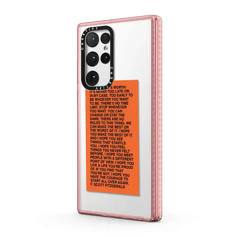 For What It's Worth Phone Case by Quotes by Christie