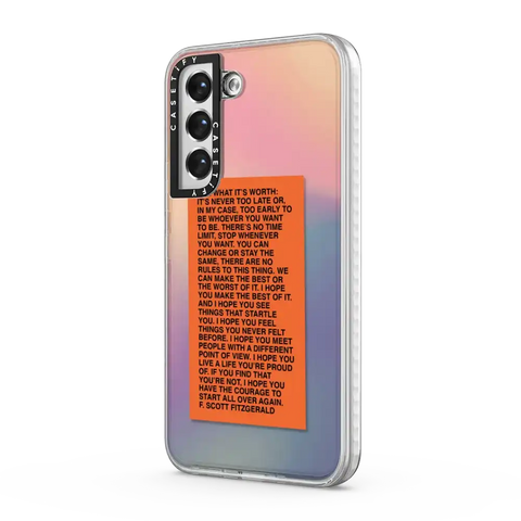 For What It's Worth Phone Case by Quotes by Christie