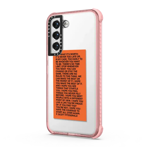 For What It's Worth Phone Case by Quotes by Christie