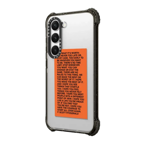 For What It's Worth Phone Case by Quotes by Christie