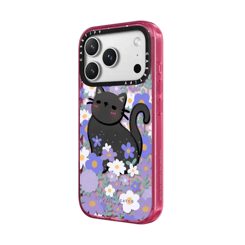 Cat in Flowers by Purringcatco