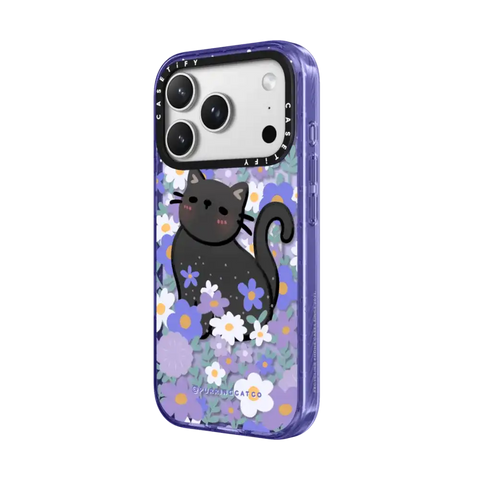 Cat in Flowers by Purringcatco
